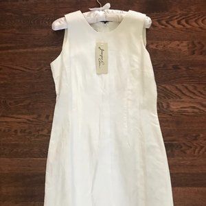 NWT White Sheath Dress - Size 8